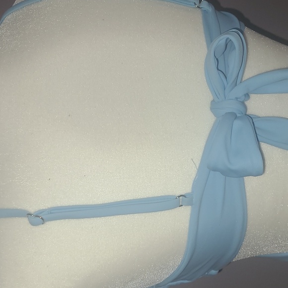 Light Blue One Piece Bathing Suit - Picture 5 of 5